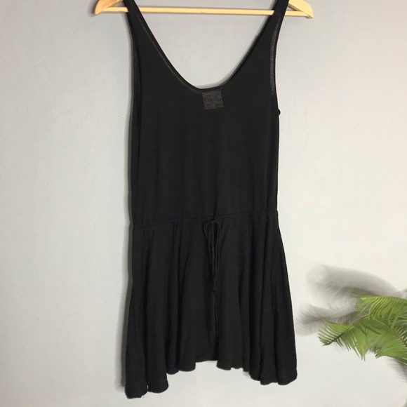 Free People Black Mini Dress xs Sequin Tunic - Picture 7 of 8